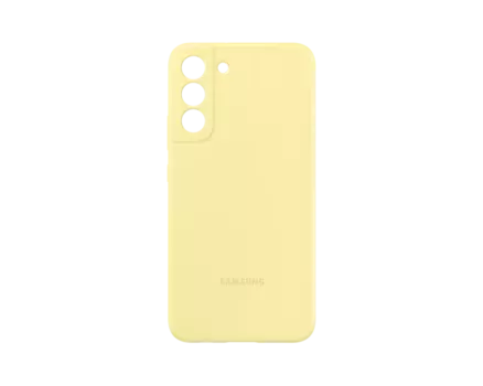 Чехол-накладка Samsung SiliconeCover для смартфона Samsung Galaxy S22+, силикон, желтый (EF-PS906TYEGRU)