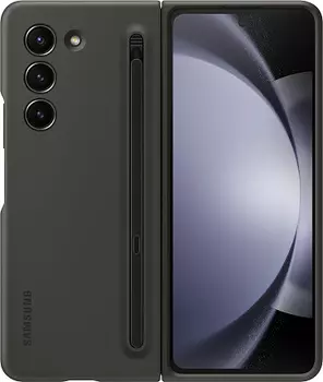 Чехол-накладка Samsung Slim S Pen Case для смартфона Samsung Galaxy Z Fold5, поликарбонат/полиуретан, графит (EF-OF94PCBEGRU)