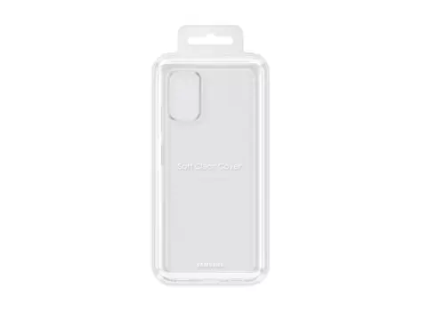 Чехол-накладка Samsung Soft Clear Cover для смартфона Samsung Galaxy A03s, TPU, прозрачный (EF-QA037TTEGRU)