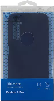 Чехол-накладка Red Line Ultimate для смартфона Realme 6 pro, силикон, синий (УТ000022314)