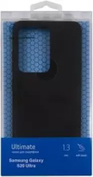 Чехол-накладка Red Line Ultimate для смартфона Samsung Galaxy S20 Ultra, пластик, черный