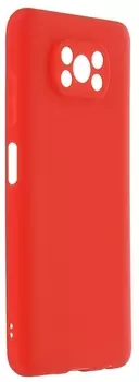 Чехол-накладка Red Line Ultimate для смартфона Xiaomi Poco X3/X3 Pro, силикон, красный (УТ000025370)