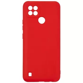Чехол-накладка Red Line Ultimate для смартфона Realme C21Y, силикон, красный (УТ000027747)