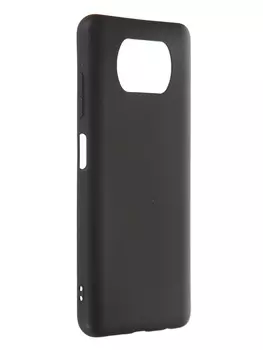 Чехол-накладка Red Line Ultimate plus для смартфона Xiaomi Poco X3, силикон, чёрный (УТ000022821)
