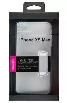 Чехол-накладка Red Line Vox для смартфона Apple iPhone XS Max, силикон, прозрачный (УТ000016189)