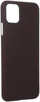 Чехол-накладка Red Line для смартфона Apple iPhone 11 Pro Max, карбон, красный (УТ000021525)