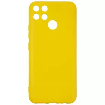 Чехол-накладка Red Line Ultimate для смартфона Realme C25/C25s, силикон, желтый (УТ000026557)