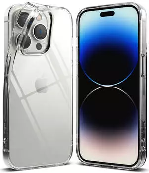 Чехол-накладка Ringke Air для смартфона Apple iPhone 14 Pro, силикон, прозрачный (0004186645)