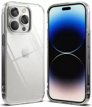 Чехол-накладка Ringke Fusion для смартфона Apple iPhone 14 Pro Max, силикон, прозрачный (0004189487)