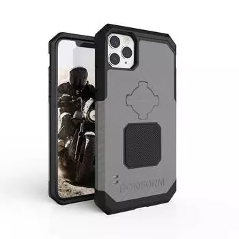 Чехол-накладка Rokform Rugged Case для смартфона Apple iPhone 11 Pro Max, поликарбонат, серый (306843P)