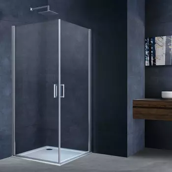Душевой уголок Vincea Alpha 70x70 стекло прозрачное, профиль хром
