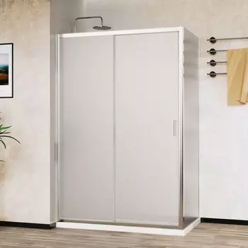 Душевой уголок Vincea City 120x90 VSR-5CT9012MT стекло текстурное, профиль хром