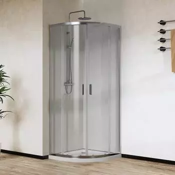 Душевой уголок Vincea City 90x90 VSQ-5CT900CL стекло прозрачное, профиль хром, без поддона