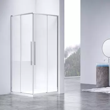 Душевой уголок Vincea Slim-N 100x80 VSS-4SN8010CL стекло прозрачное, профиль хром
