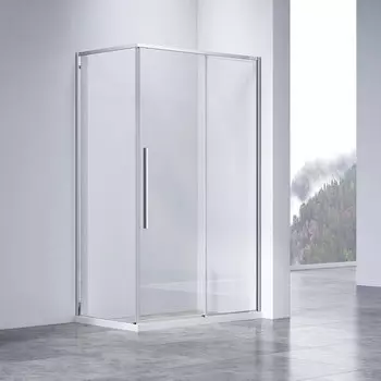 Душевой уголок Vincea Slim-N 140x80 VSR-4SN8014CL стекло прозрачное, профиль хром