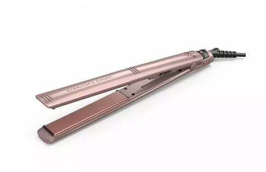 Выпрямитель Ga.Ma Elegance Keration GI0208, 230°C, 45Вт, турмалиновое покрытие, режимов: 1, петля для подвешивания, 2.4м, розовый