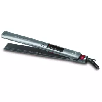 Выпрямитель Ga.Ma Elegance Led Titan Keratin GI0209, 230°C, 45Вт, турмалиновое покрытие, режимов: 6, петля для подвешивания, 2.4м, серебристый