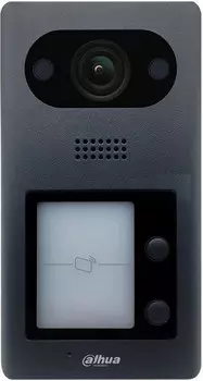 Вызывная панель DAHUA VTO3211D-P2, 1.9мм, 2Мпикс, 140°, IP65, -40 - +60, алюминий, черный (DH-VTO3211D-P2)