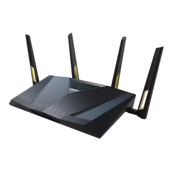 Wi-Fi роутер ASUS RT-AX88U Pro, 802.11a/b/g/n/ac/ax, 2.4 / 5 ГГц, до 5.95 Гбит/с, LAN 5x2.5 Гбит/с, WAN 1x2.5 Гбит/с, внешних антенн: 4, 1xUSB 3.0 (RT-AX88U Pro)