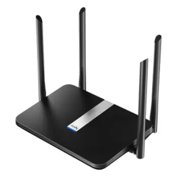 Wi-Fi роутер Cudy X6, 802.11a/b/g/n/ac/ax, 2.4 / 5 ГГц, до 1.78 Гбит/с, LAN 4x1 Гбит/с, WAN 1x1 Гбит/с, внешних антенн: 4x5 дБи (X6)