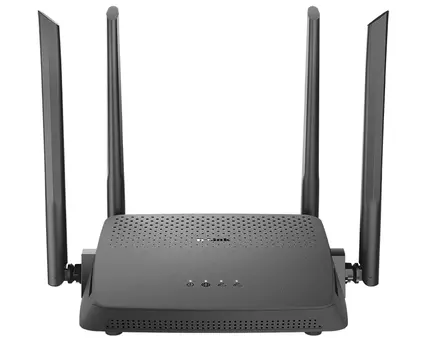 Wi-Fi роутер D-Link DIR-825, 802.11a/b/g/n/ac, 2.4 / 5 ГГц, до 1.17 Гбит/с, LAN 4x1 Гбит/с, WAN 1x1 Гбит/с, внешних антенн: 4x5 дБи, 1xUSB 2.0 (DIR-825/RU/R5)