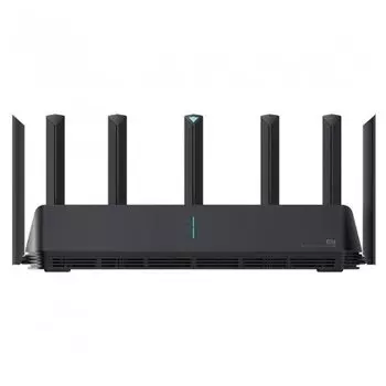 Wi-Fi роутер Xiaomi Mi AIoT Router AX3600, 802.11a/b/g/n/ac/ax, 2.4 / 5 ГГц, до 2.98 Гбит/с, LAN 3x1 Гбит/с, WAN 1x1 Гбит/с, внешних антенн: 7x6dBi (DVB4251GL)