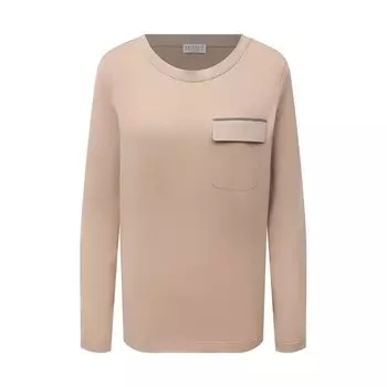 Хлопковый лонгслив Brunello Cucinelli