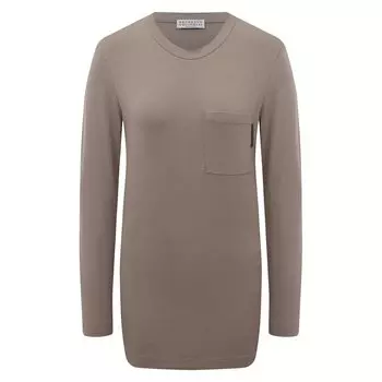 Хлопковый лонгслив Brunello Cucinelli