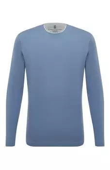 Хлопковый лонгслив Brunello Cucinelli
