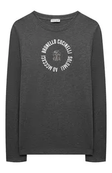 Хлопковый лонгслив Brunello Cucinelli