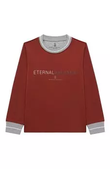 Хлопковый лонгслив Brunello Cucinelli