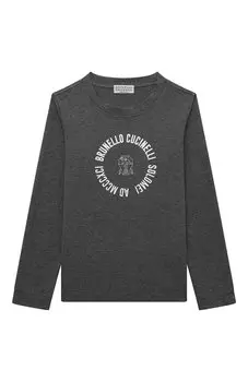 Хлопковый лонгслив Brunello Cucinelli