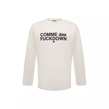 Хлопковый лонгслив Comme des Fuckdown