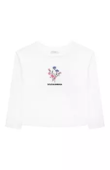 Хлопковый лонгслив Dolce & Gabbana