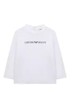 Хлопковый лонгслив Emporio Armani