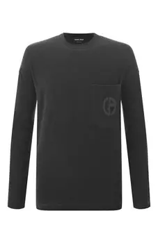 Хлопковый лонгслив Giorgio Armani