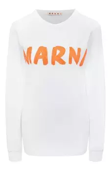 Хлопковый лонгслив Marni