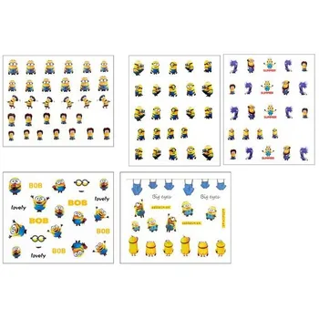 Наклейка-декаль Nail Pop Water Decal NA2004, ROC014, 5 листов