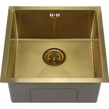 Мойка D4545HG MELANA ProfLine 1,2/220 ЗОЛОТО врезная квадратная D4545HG