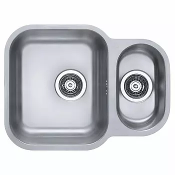 Мойка кухонная Alveus Duo 70 SAT 560х440х180 нержавеющая сталь, с сифоном