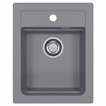Мойка кухонная Alveus Granital Atrox 10 Concrete-G81 400х500х195 с сифоном, серая
