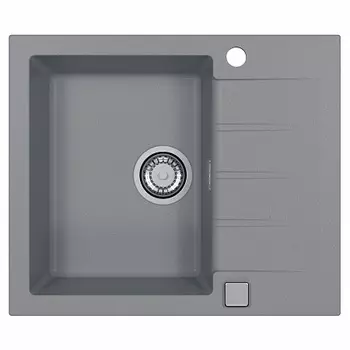 Мойка кухонная Alveus Granital Cadit 10 Concrete-G81 590х500х200 с сифоном, серая