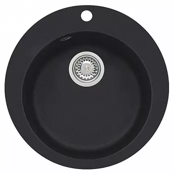 Мойка кухонная Alveus Granital Genesis BOOGIE Carbon-G91 505х505х190 с сифоном, черная