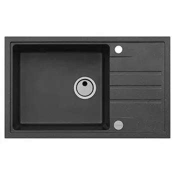 Мойка кухонная Alveus Granital Intermezzo 130 Carbon-G91 780х480х200 с сифоном, черная