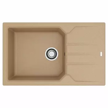 Мойка кухонная Alveus Granital Record 40 Beige-G55 780х480х180 с сифоном, бежевая