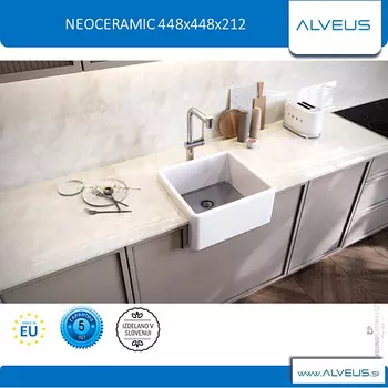 Мойка кухонная Alveus Neoceramic 40 400х400х250 нержавеющая сталь