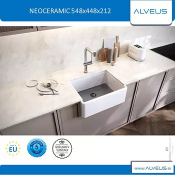 Мойка кухонная Alveus Neoceramic 50 500х400х250 нержавеющая сталь