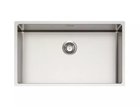 Мойка кухонная Alveus NOX 60 BRS 740x440x200 в комплекте с интегрированным сифоном