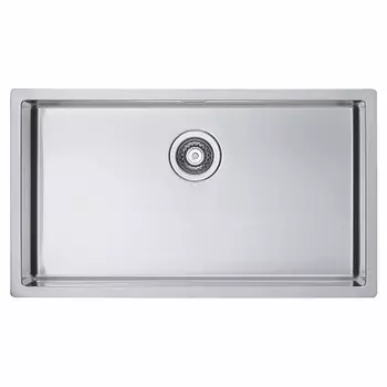 Мойка кухонная Alveus Quadrix 60 BRS 790х450х200 нержавеющая сталь, с сифоном