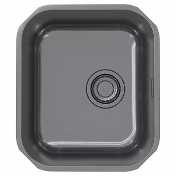 Мойка кухонная Alveus Variant Monarch 40 Anthracite 340х400х185 нержавеющая сталь, с выпуском, без с